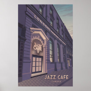 Poster Cartaz de Viagem do Jazz Cafe Camden Londres