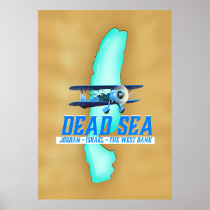 Poster Cartaz de Viagem do Mar Morto