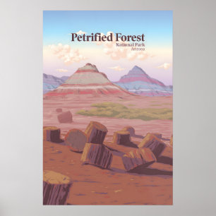 Poster Cartaz de Viagem do Parque Nacional da Floresta Pe