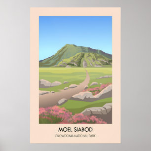 Poster Cartaz de Viagem do Parque Nacional de Snowdonia M