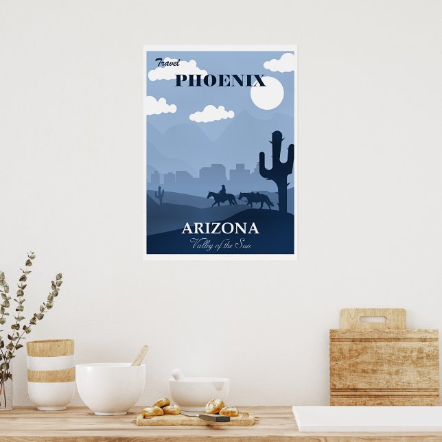 Poster Cartaz de Viagem do Phoenix (Cozinha)