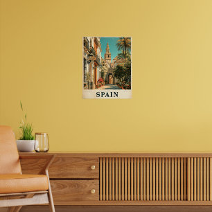 Poster Cartaz de Viagem Espanha