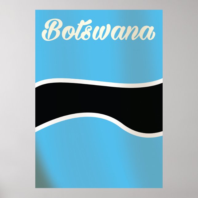 Poster Cartaz de viagem estilo vintage da bandeira nacion (Frente)
