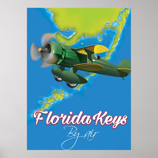 Poster cartaz de viagem Florida Keys (Frente)