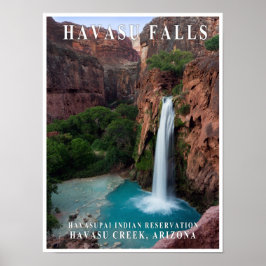 Poster Cartaz de Viagem Havasu Falls Arizona