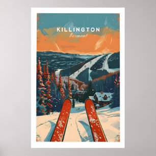 Poster Cartaz de Viagem Killington - Vermont 1