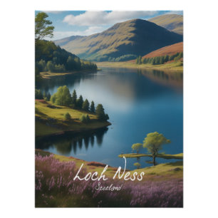 Pôster Cartaz de Viagem Loch Ness Escócia