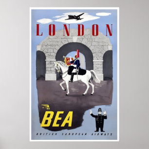 Poster Cartaz de Viagem Londres Inglaterra Arte Britânica