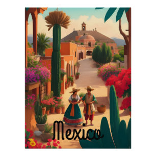 Pôster Cartaz de Viagem México