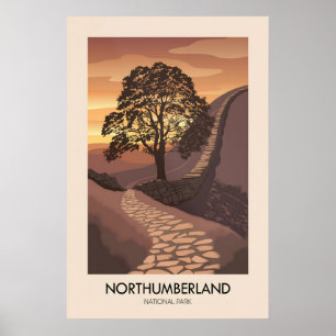 Poster Cartaz de Viagem Moderno do Parque Nacional de Nor