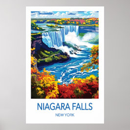 Poster Cartaz de Viagem para Cataratas do Niágara