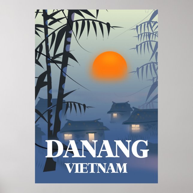 Poster Cartaz de viagem para Da Nang, Vietnã (Frente)