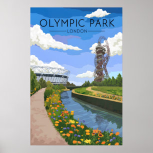 Poster Cartaz de Viagem Parque Olímpico Londres