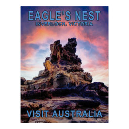 Pôster Cartaz de Viagem pela Austrália
