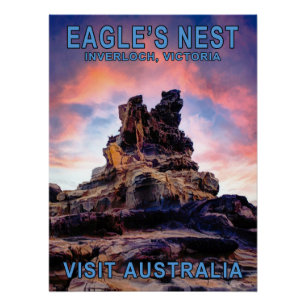 Pôster Cartaz de Viagem pela Austrália