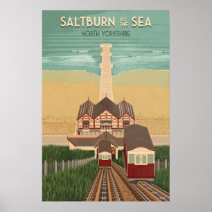 Poster Cartaz de Viagem Saltburn by the Sea