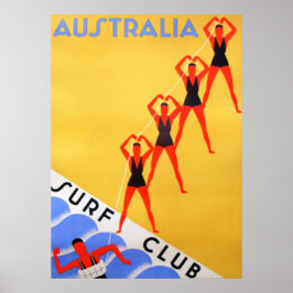 Poster Cartaz de Viagem Vintage Austrália