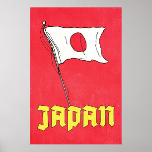 Poster Cartaz de Viagem Vintage Japão