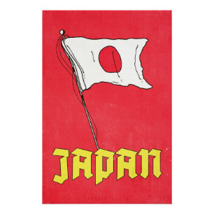 Pôster Cartaz de Viagem Vintage Japão