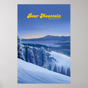 Poster Cartaz de Viagens do Bear Mountain Ski Resort