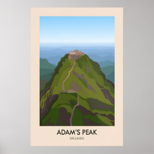 Poster Cartaz de Viagens do Pico de Adams