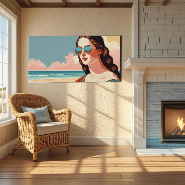 Pôster Cartaz de Vibes de Férias da Mona Lisa (Criador carregado)