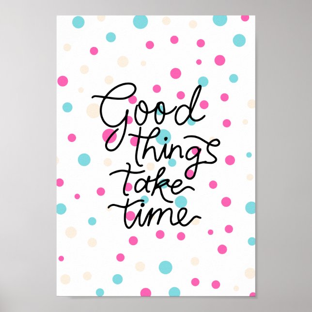 Poster cartaz de vibrações positivas (Frente)