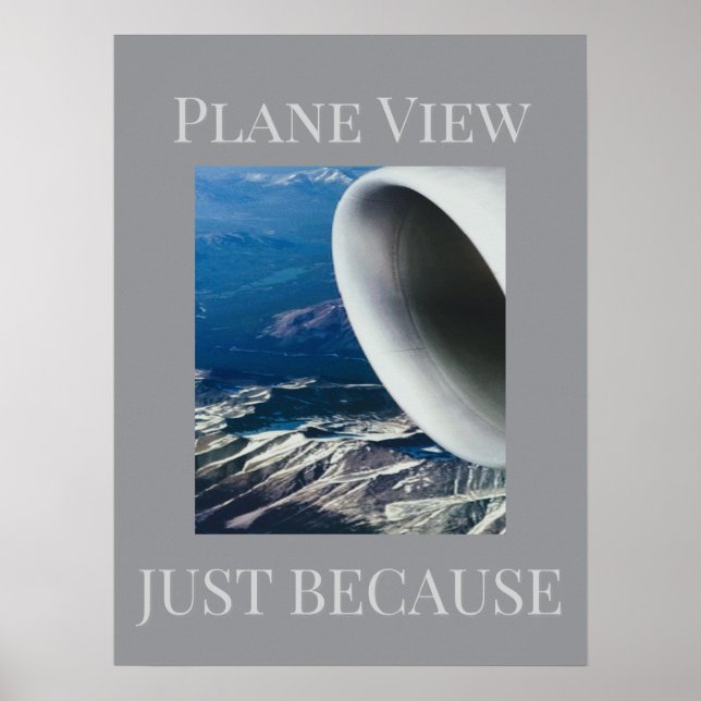 Poster Cartaz de Vista Aérea (Frente)