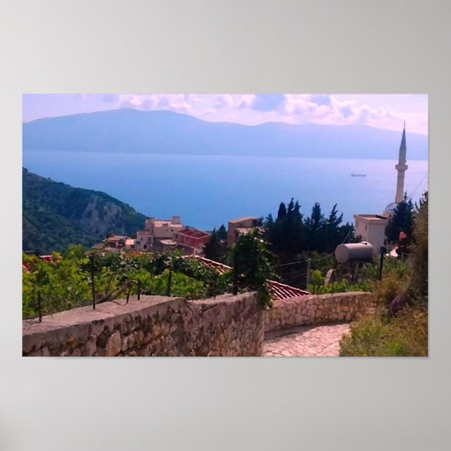 Poster Cartaz de Vlora, Albânia (Frente)