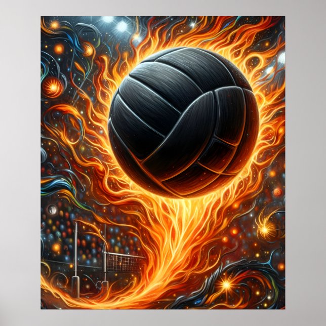 Poster Cartaz de Volei (Frente)