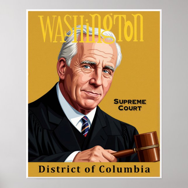 Poster cartaz de Washington DC (Frente)