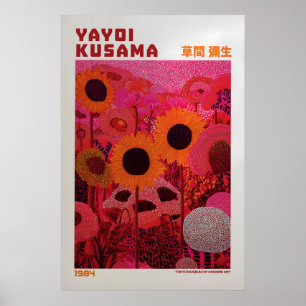 Poster Cartaz de Yayoi Kusama - Inspirado em Yayoi Kusama