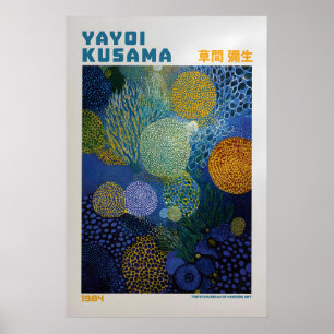 Poster Cartaz de Yayoi Kusama - Inspirado em Yayoi Kusama