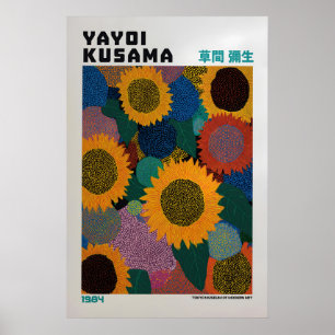Poster Cartaz de Yayoi Kusama - Inspirado em Yayoi Kusama