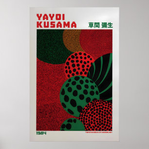 Poster Cartaz de Yayoi Kusama - Inspirado em Yayoi Kusama