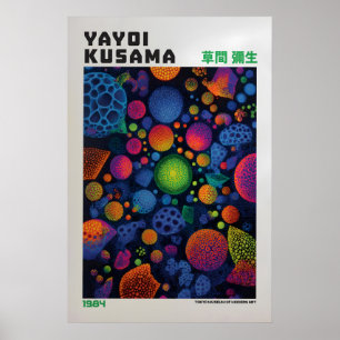 Poster Cartaz de Yayoi Kusama - Inspirado em Yayoi Kusama