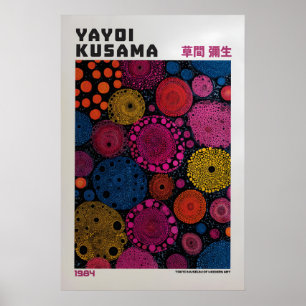 Poster Cartaz de Yayoi Kusama - Inspirado em Yayoi Kusama