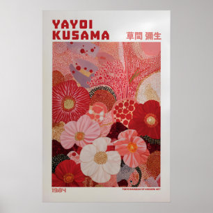 Poster Cartaz de Yayoi Kusama - Inspirado em Yayoi Kusama