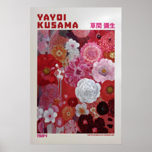 Poster Cartaz de Yayoi Kusama - Inspirado em Yayoi Kusama