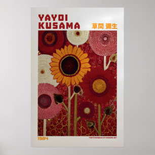 Poster Cartaz de Yayoi Kusama - Inspirado em Yayoi Kusama