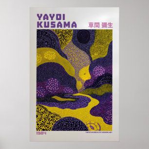 Poster Cartaz de Yayoi Kusama - Inspirado em Yayoi Kusama