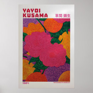 Poster Cartaz de Yayoi Kusama - Inspirado em Yayoi Kusama