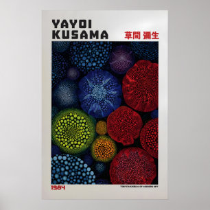 Poster Cartaz de Yayoi Kusama - Inspirado em Yayoi Kusama