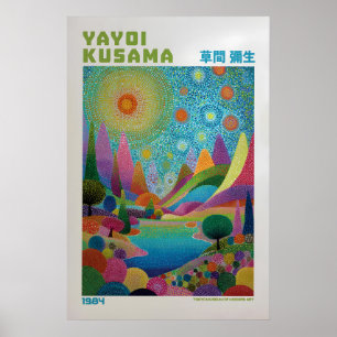 Poster Cartaz de Yayoi Kusama - Inspirado em Yayoi Kusama