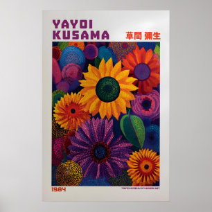 Poster Cartaz de Yayoi Kusama - Inspirado em Yayoi Kusama
