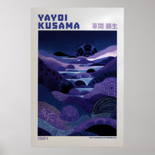 Poster Cartaz de Yayoi Kusama - Inspirado em Yayoi Kusama