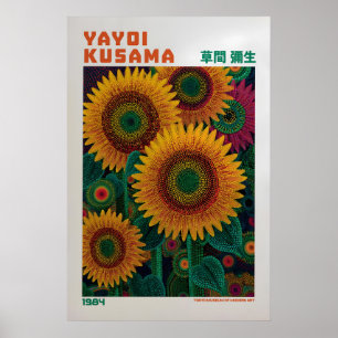 Poster Cartaz de Yayoi Kusama - Inspirado em Yayoi Kusama