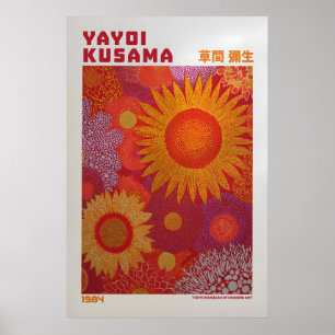 Poster Cartaz de Yayoi Kusama - Inspirado em Yayoi Kusama