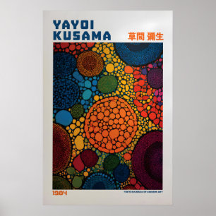 Poster Cartaz de Yayoi Kusama - Inspirado em Yayoi Kusama