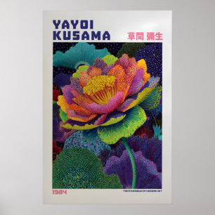 Poster Cartaz de Yayoi Kusama - Inspirado em Yayoi Kusama